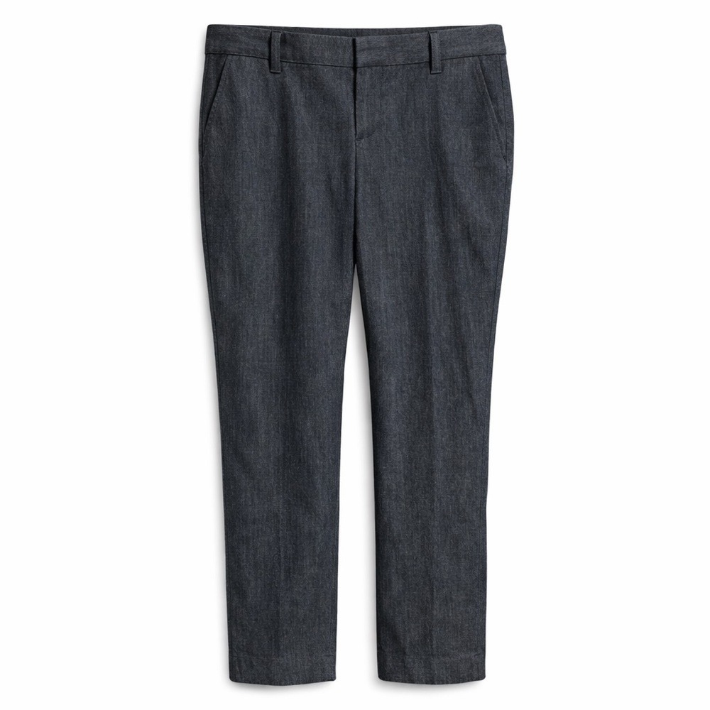 GAP Women's Straight Leg Dark Wash Stretch Pants‎ Size 2 Regular - Picture 2 of 10